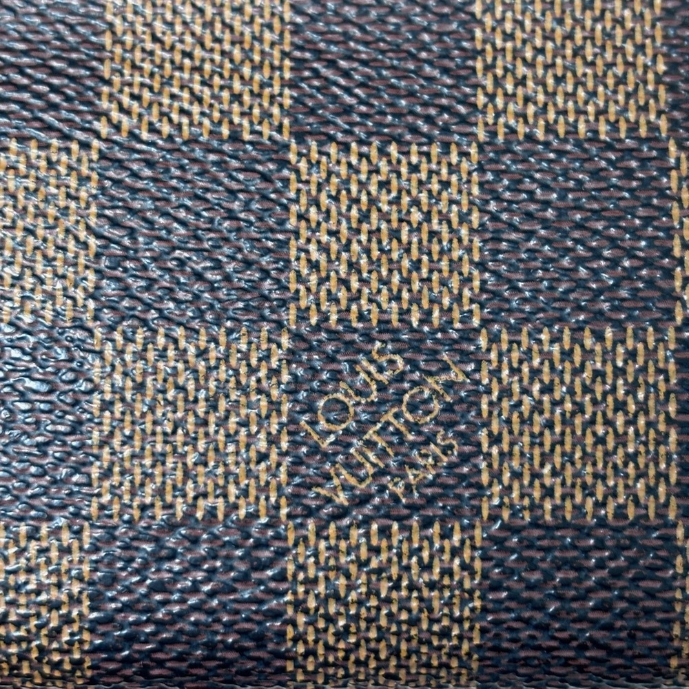 Louis Vuitton Damier Ebene Brown Canvas Sarah Flap Wallet Authentic Luxury - Picture 12 of 16